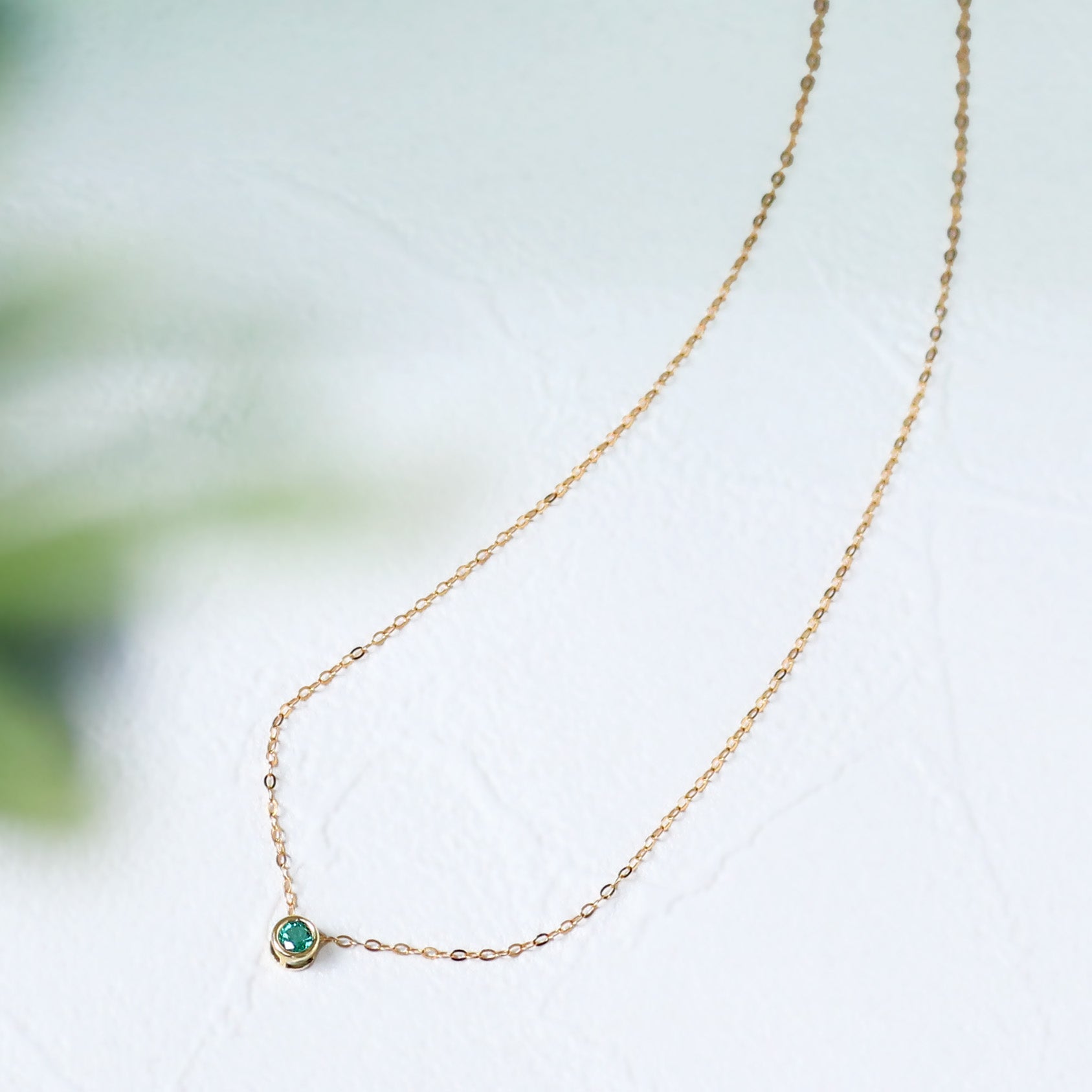 エメラルドネックレス ファセットカット Silver925 | ブラジル産 5月