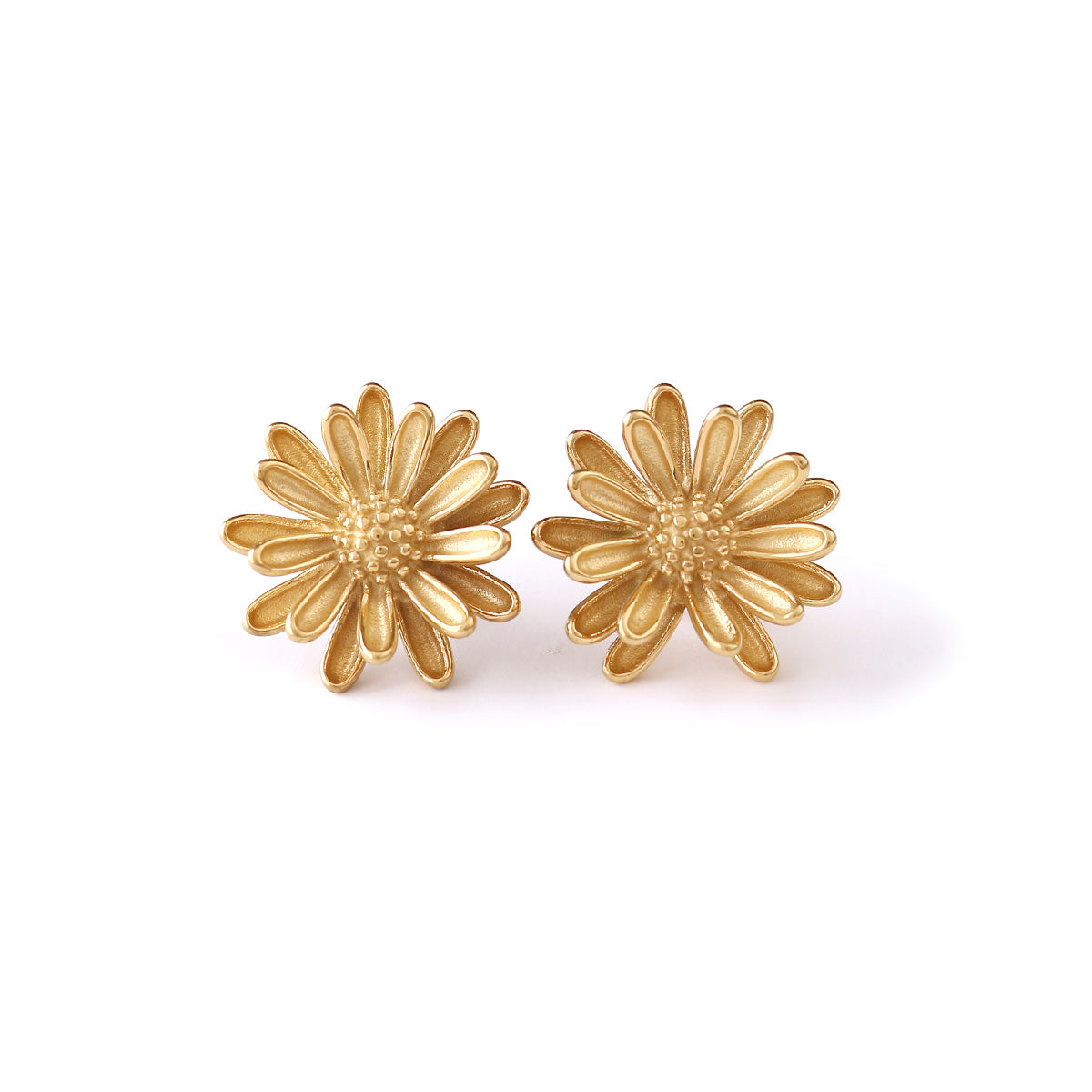 【9/9(火)18:00発売開始】デイジーフラワーピアス｜18K Gold Plate
