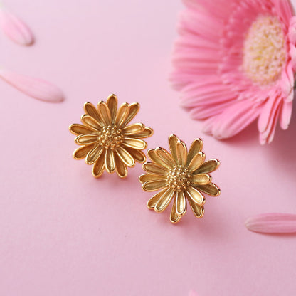 【9/9(火)18:00発売開始】デイジーフラワーピアス｜18K Gold Plate