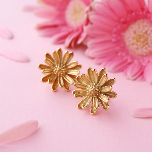 【9/9(火)18:00発売開始】デイジーフラワーピアス｜18K Gold Plate