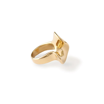 ペタルカールドリング｜18K Gold PVD Coating