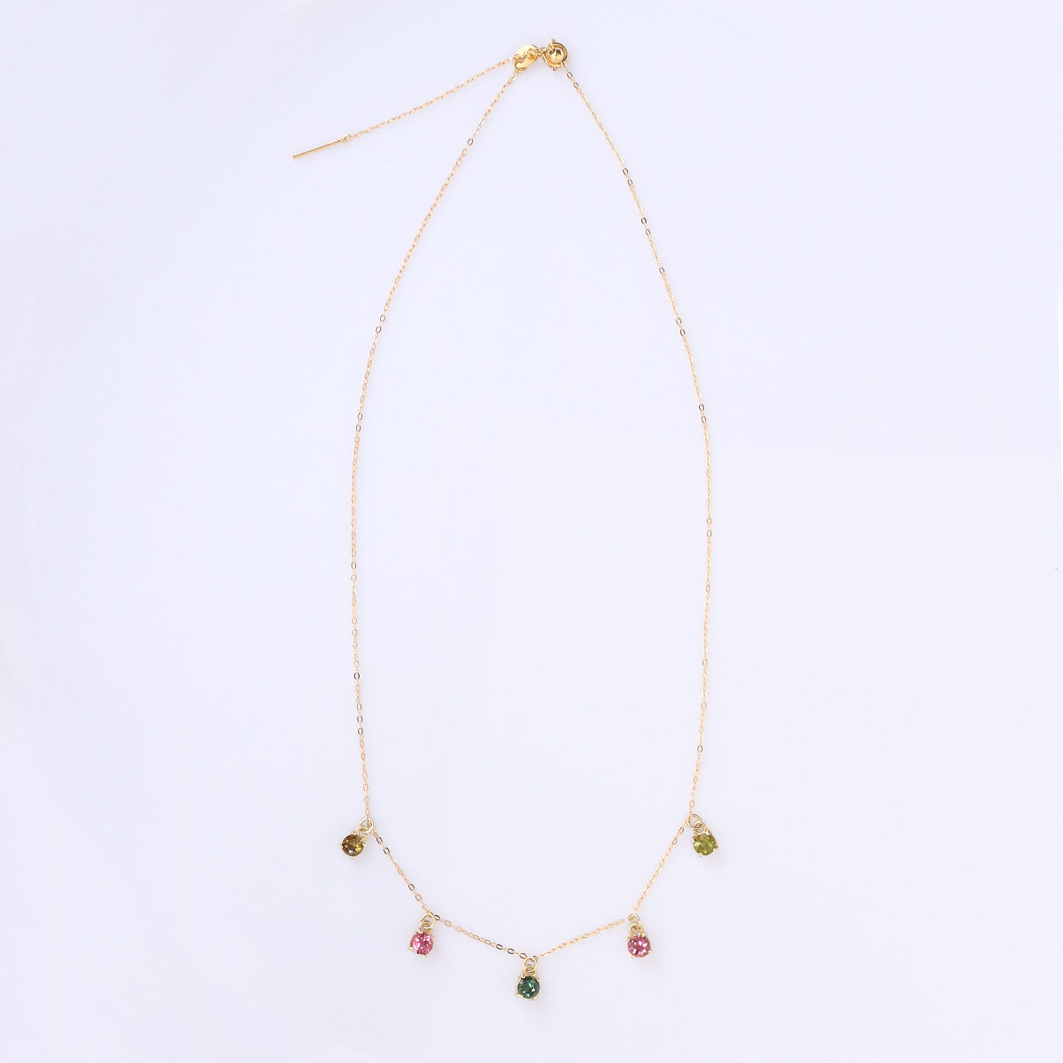 トルマリン ネックレス シルバー925 チェーン 詳細