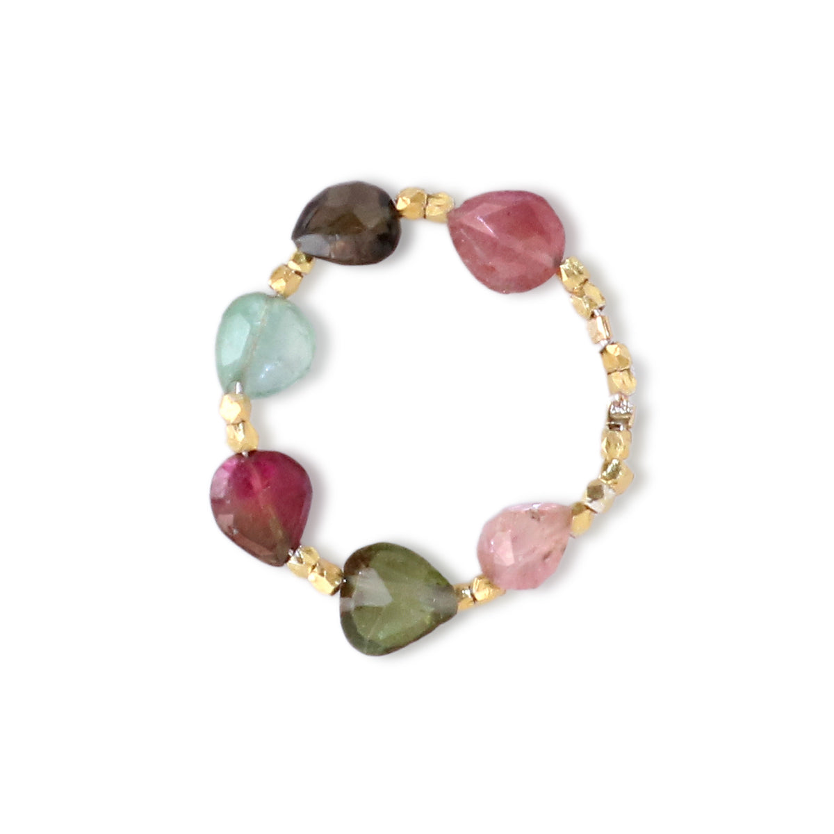 ブラジル産トルマリン マロンカット 色合い